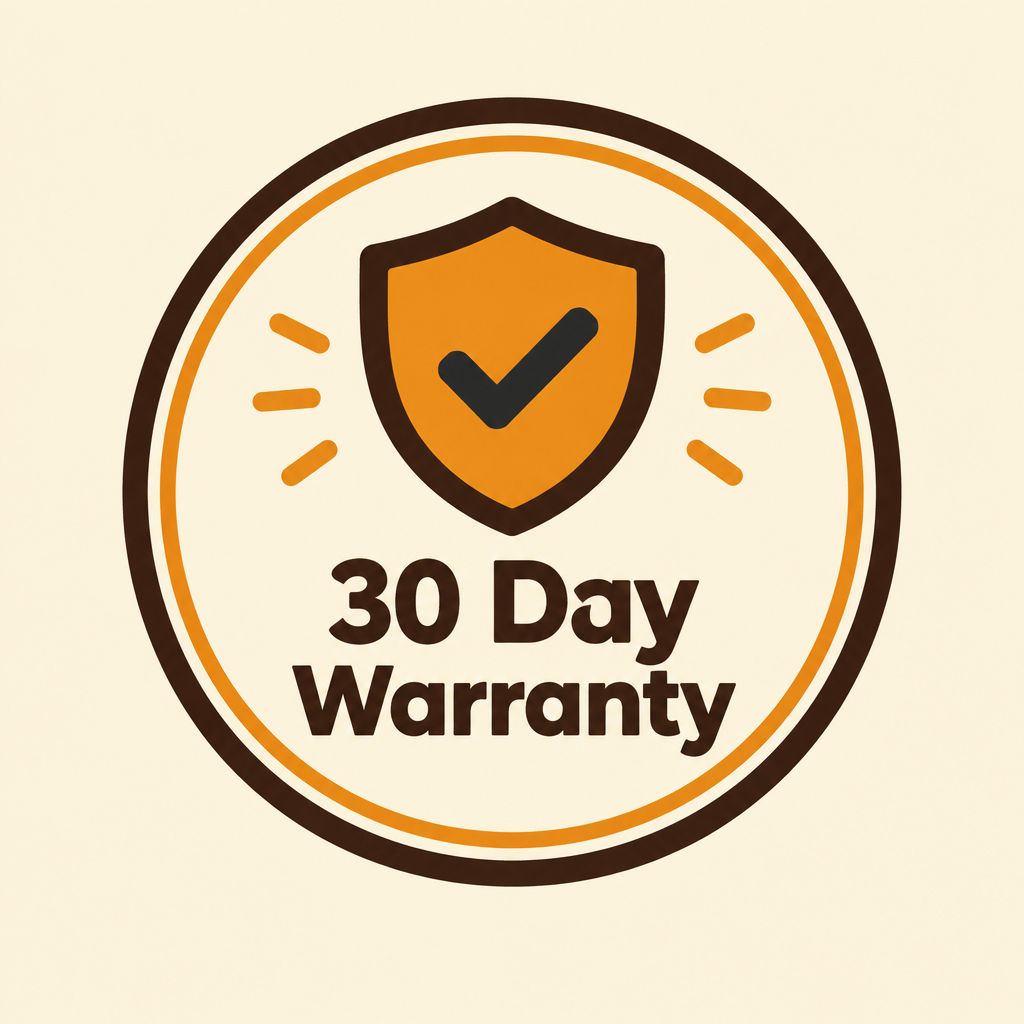 30 Day Warranty