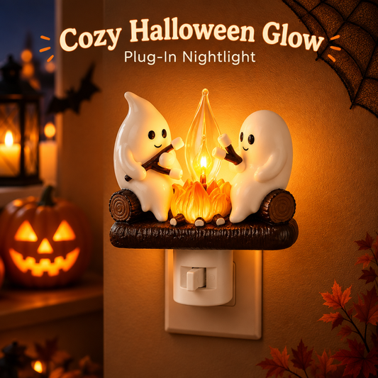 Ghost Campfire Plug-In Nightlight
